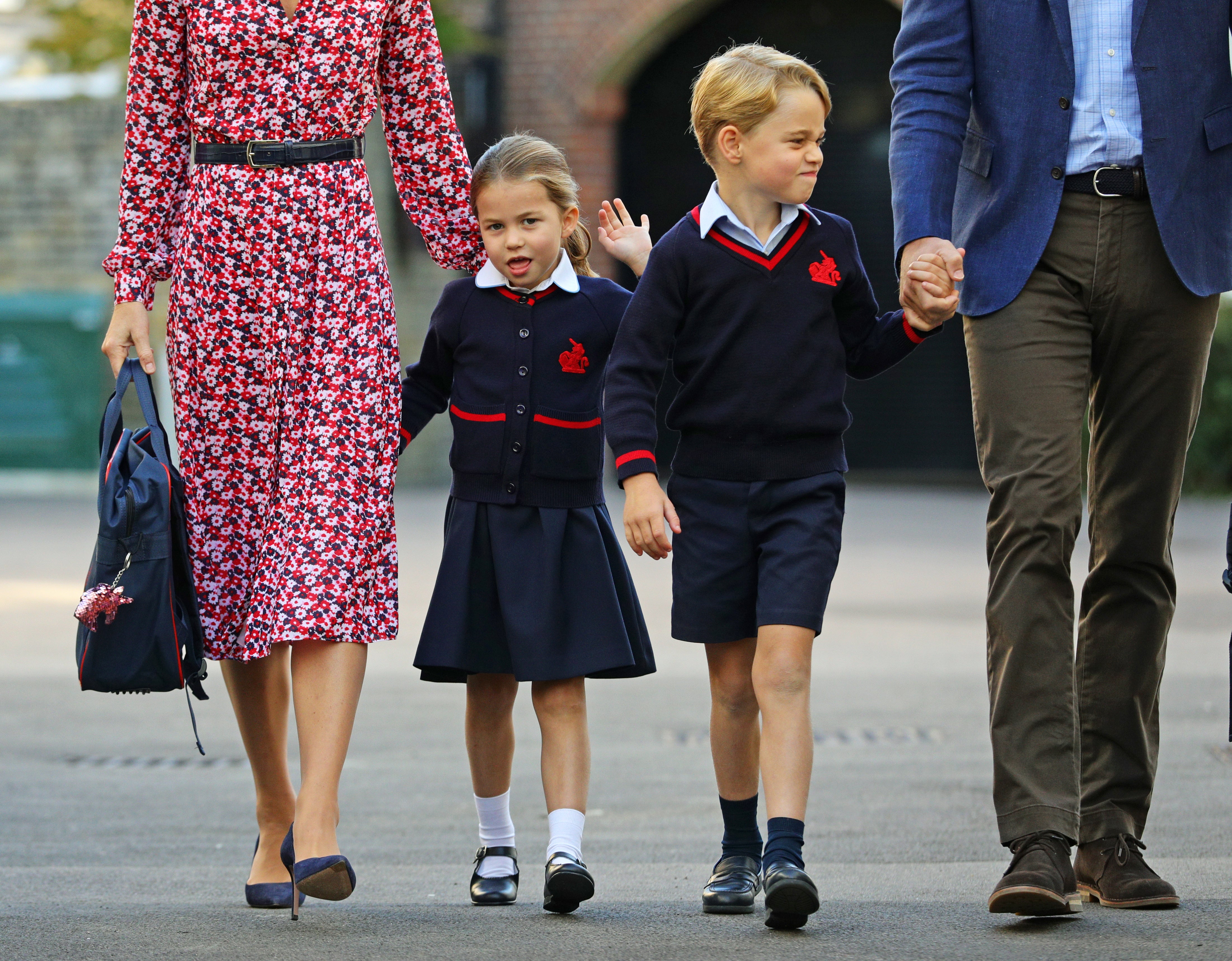 Royal children play outside most days