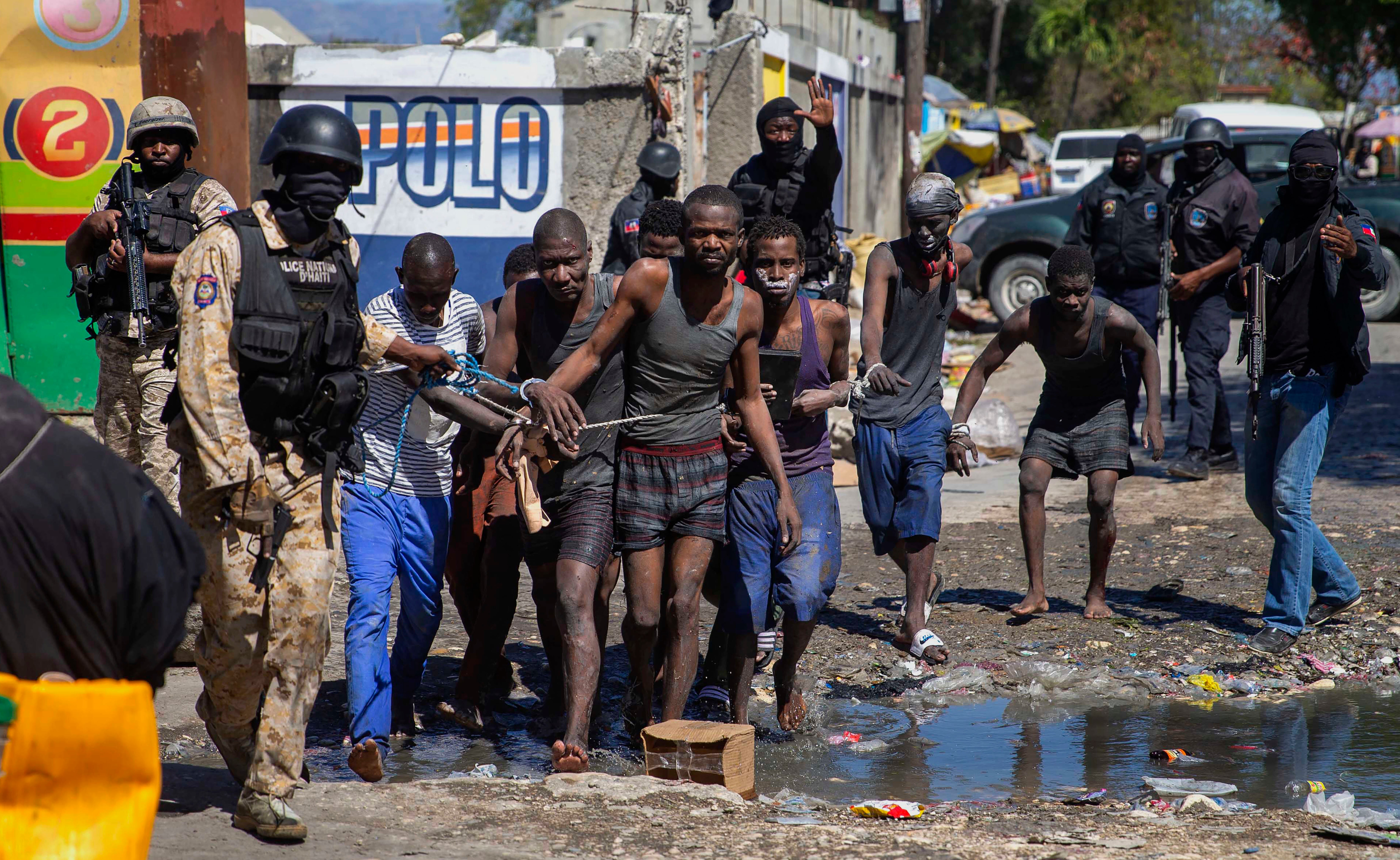 APTOPIX Haiti Prison Outbreak