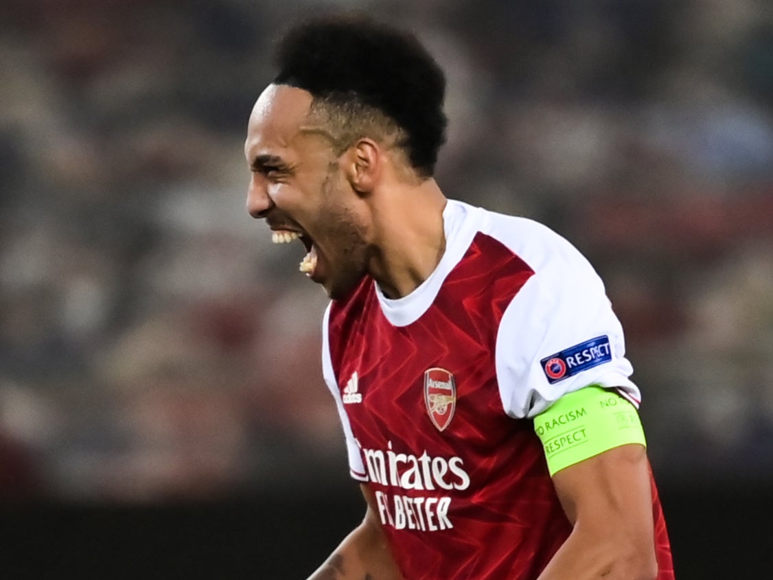 Arsenal striker Pierre-Emerick Aubameyang