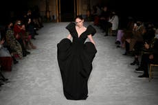 Christian Siriano offers mountain glam for 2nd pandemic show
