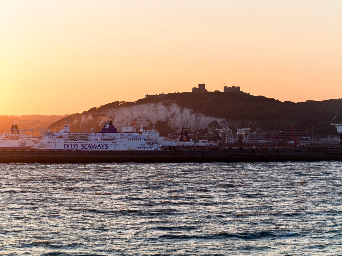 The first transport abroad will be the DFDS ferry