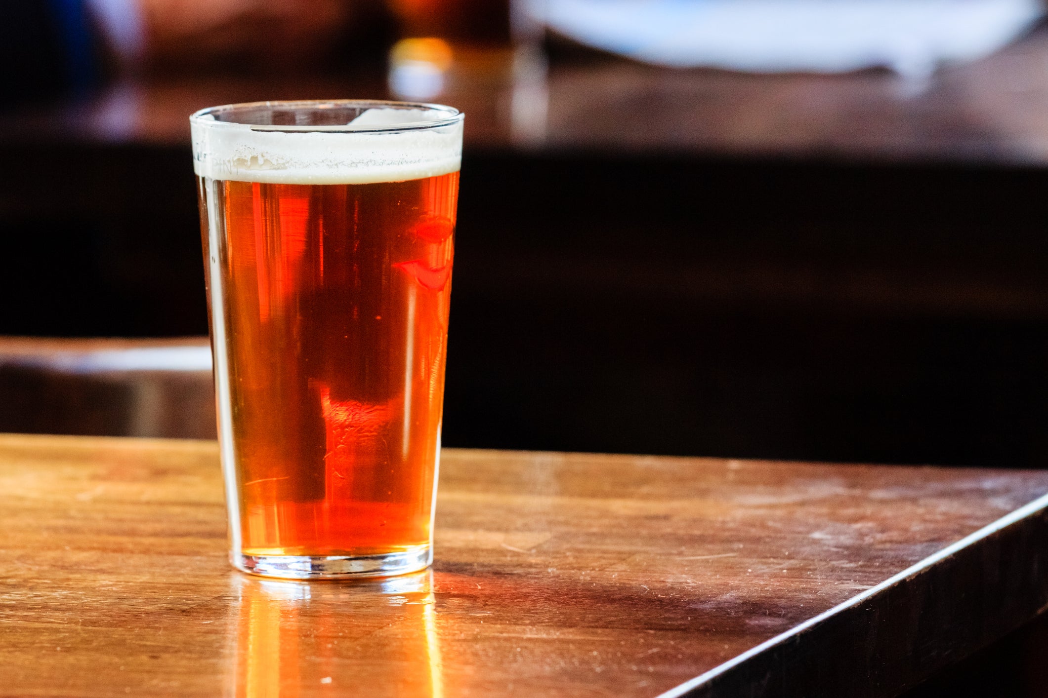 A quiet pint in a pub... bliss