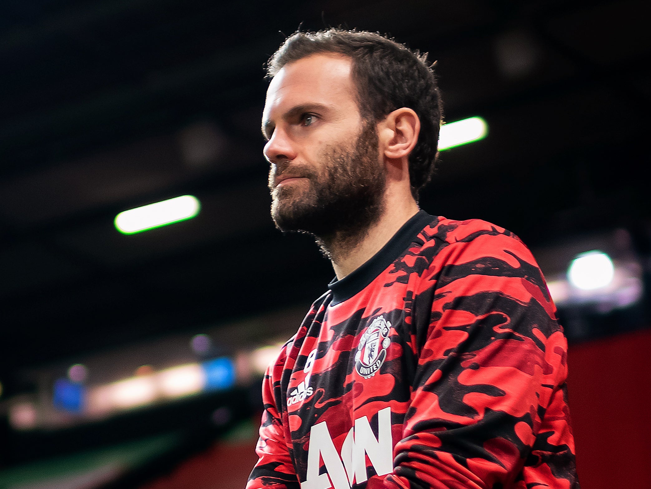 Manchester United midfielder Juan Mata