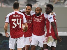 Arsenal draw Olympiacos in Europa League last 16