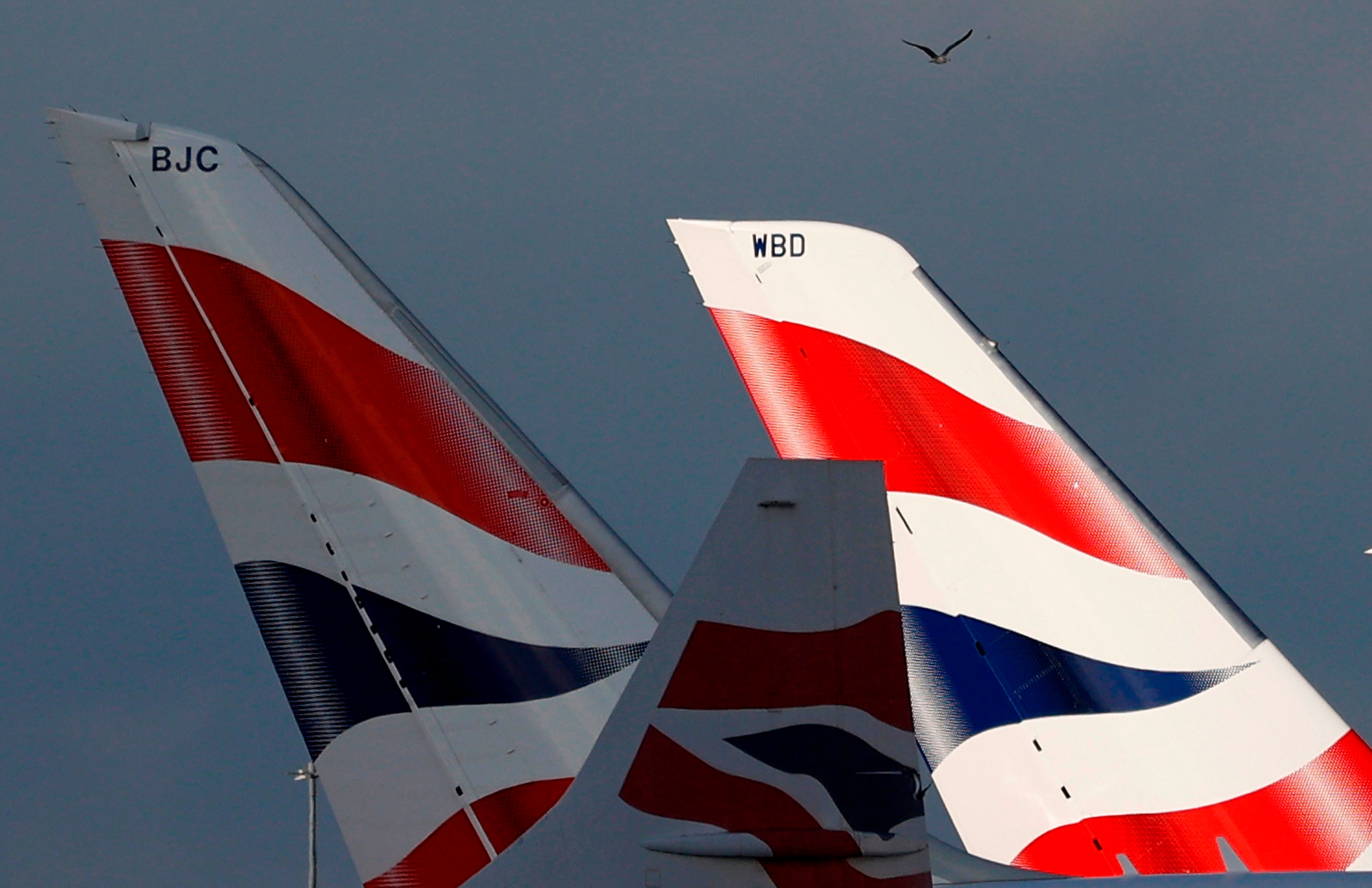 The incident happened near to a BA check-in desk