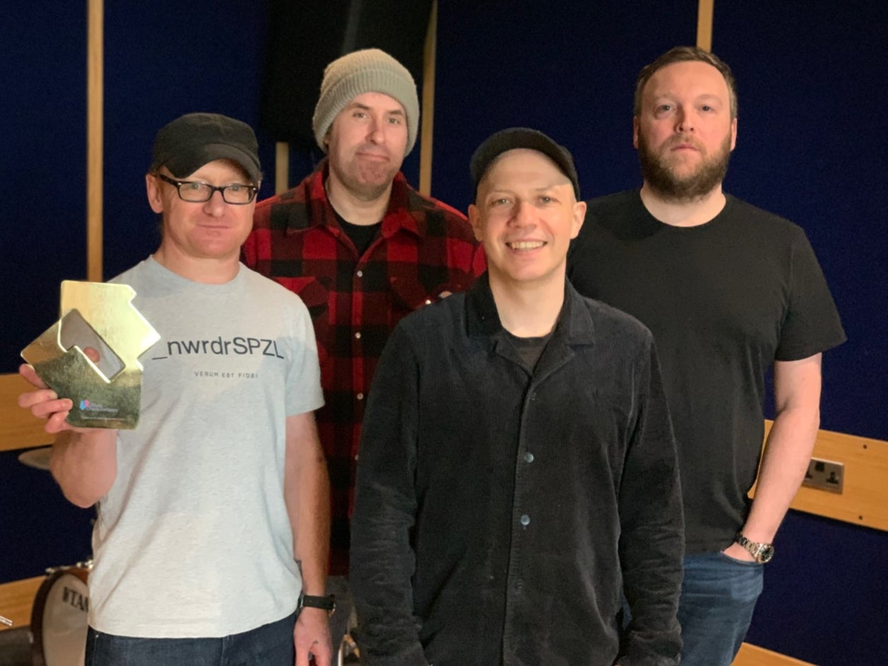 Mogwai are celebrating their first No 1 album