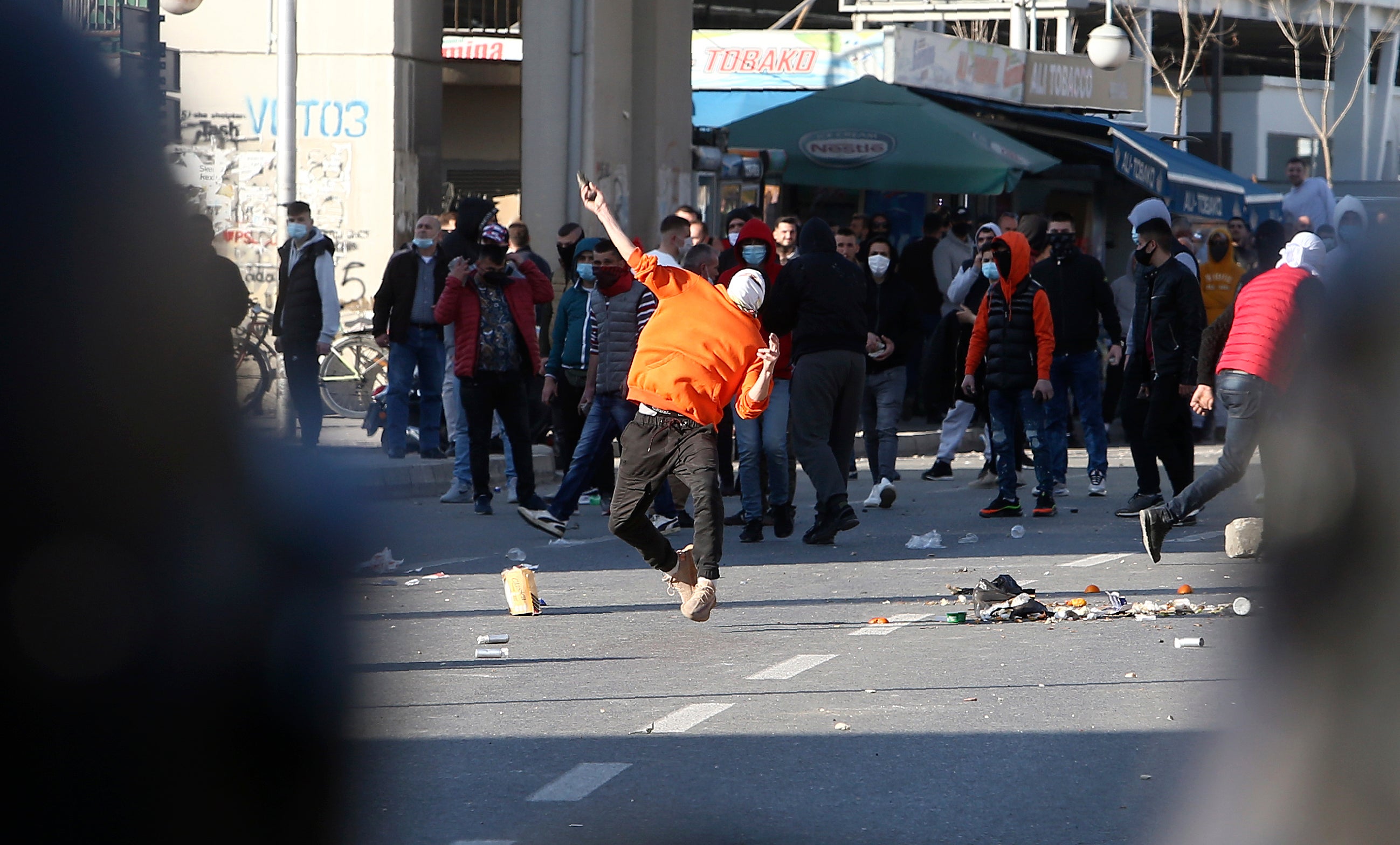 North Macedonia Protest