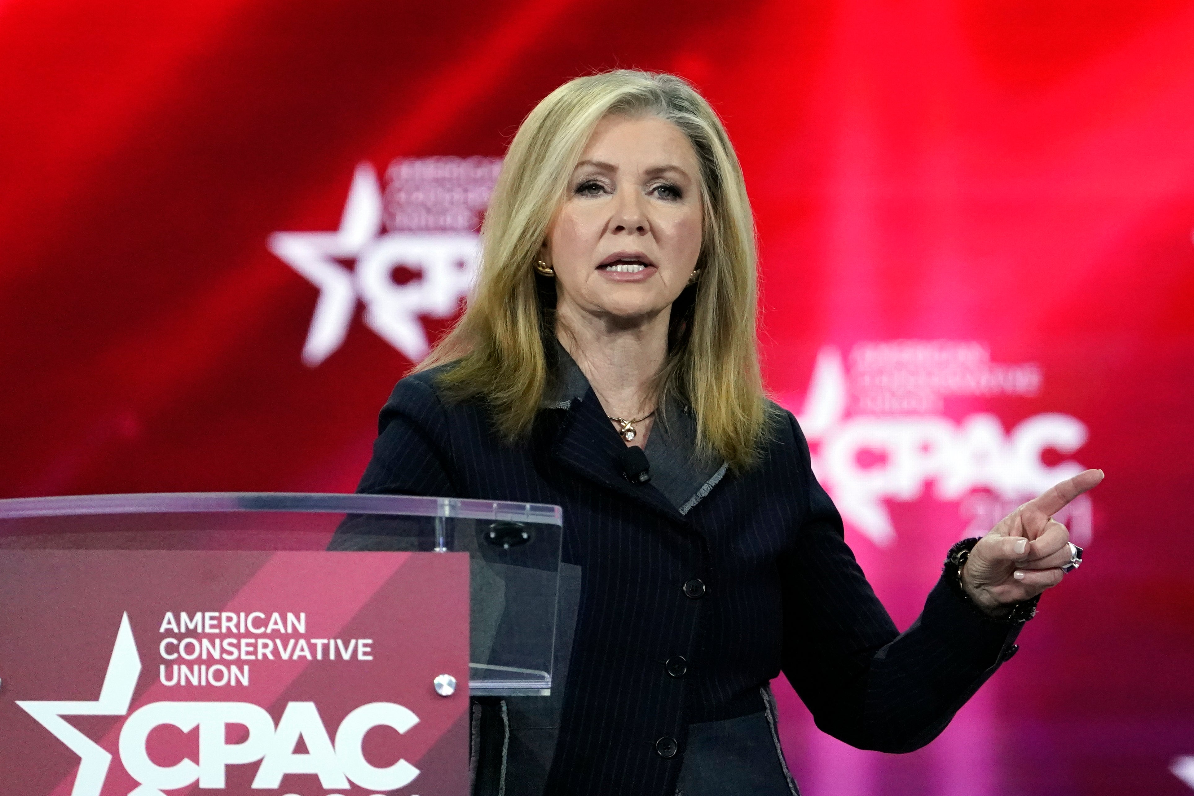 Senator Marsha Blackburn criticised media for fact-checking Donald Trump online