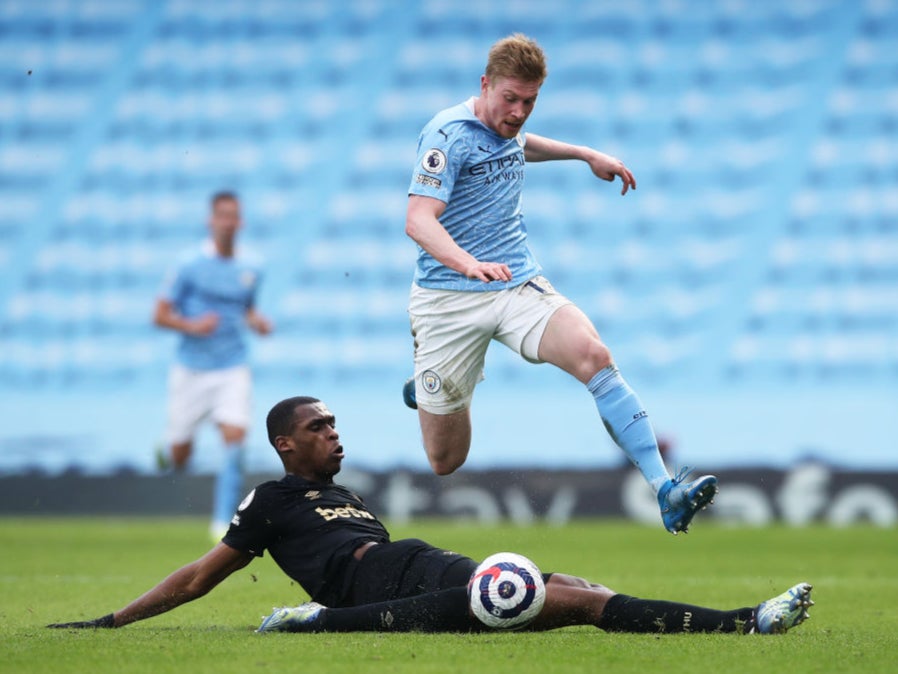 Kevin De Bruyne in action