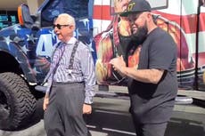 Roger Stone dances to pro-Trump rap outside CPAC