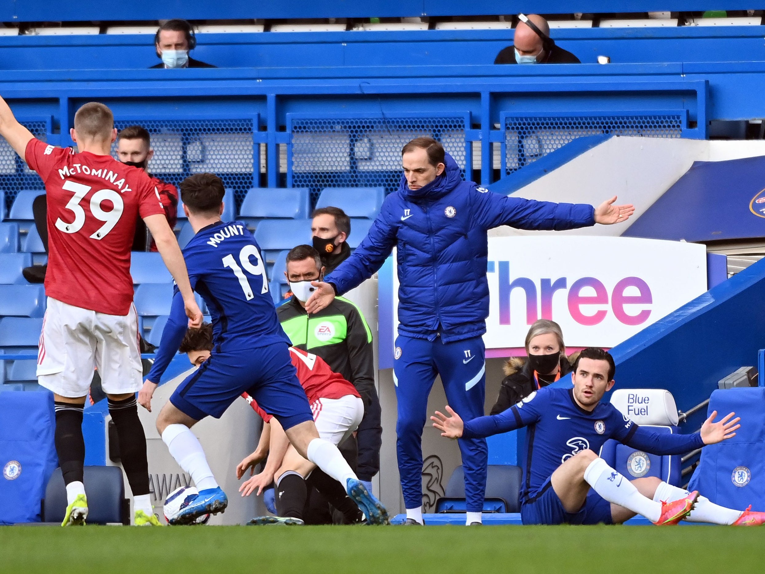 The match ended goalless at Stamford Bridge