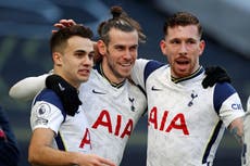Gareth Bale is ‘better than ever’, says Jose Mourinho after Welshman fires Tottenham to victory over Burnley