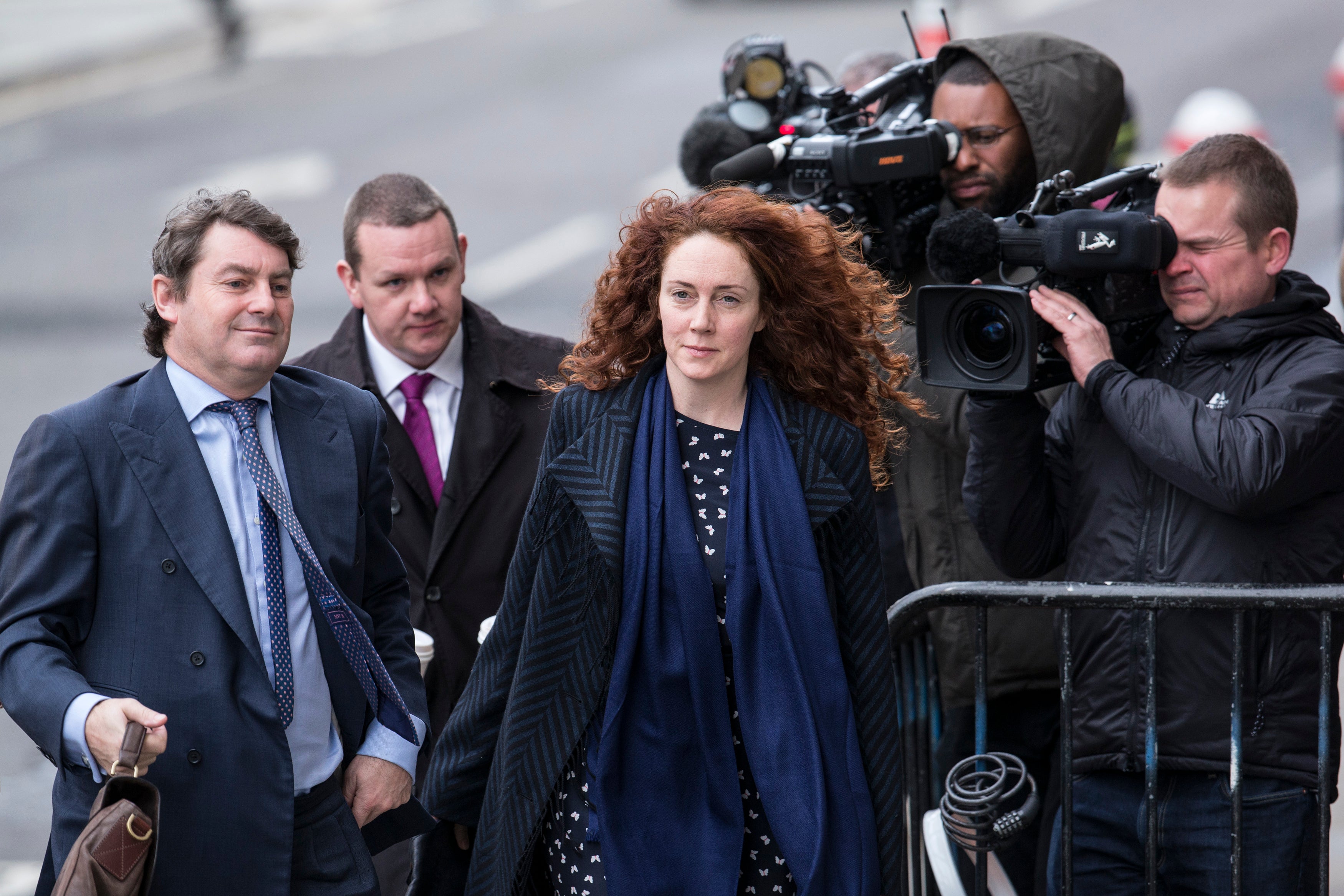 Rebekah Brooks and her husband Charlie Brooks arrive at the Old Bailey in 2014. Along with six others, Brooks faced a series of charges linked to the phone hacking of celebrities