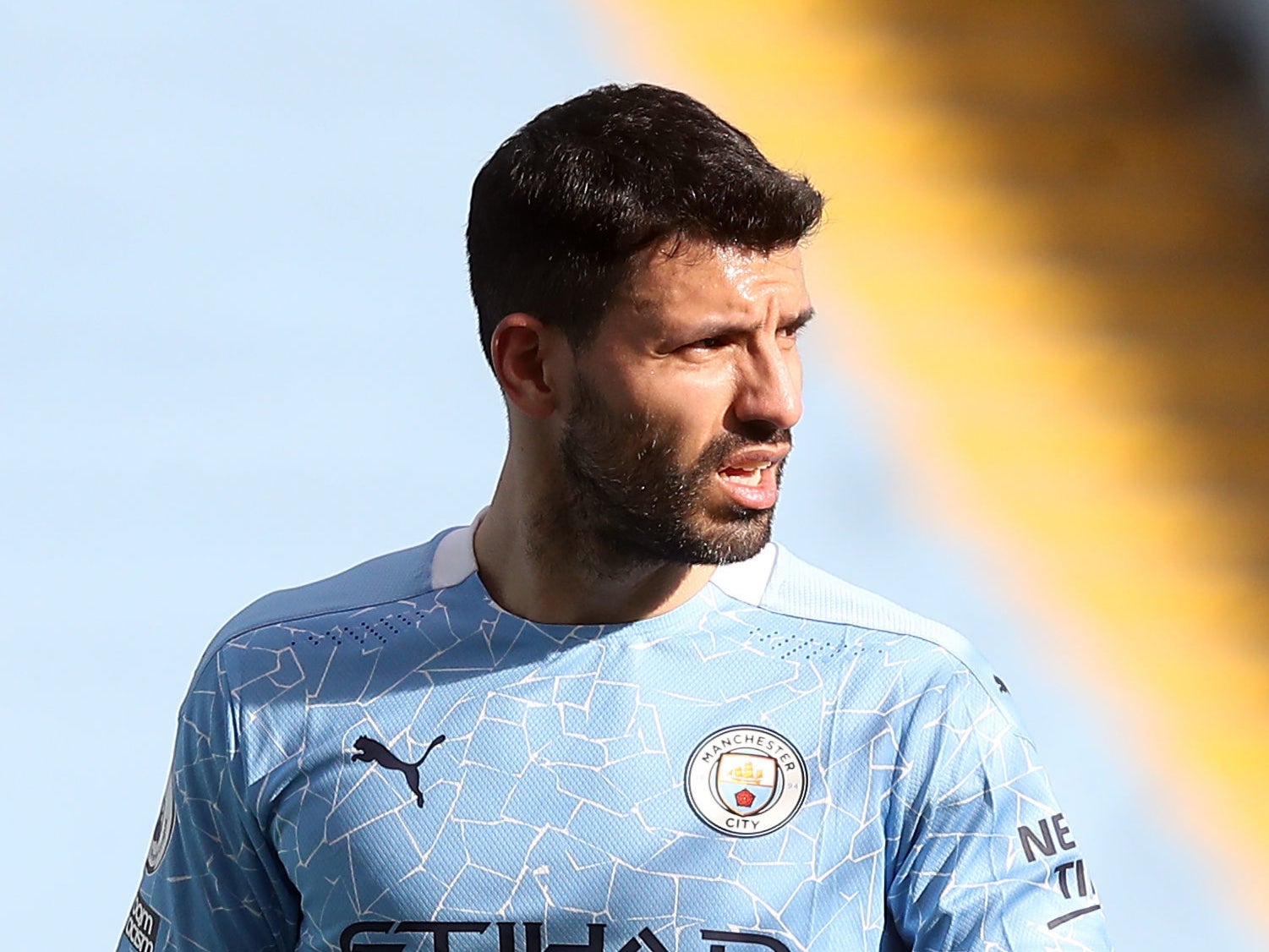 Manchester City striker Sergio Aguero