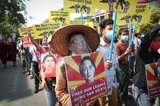 Aung San Suu Kyi seen in public for first time since military coup as more charges added