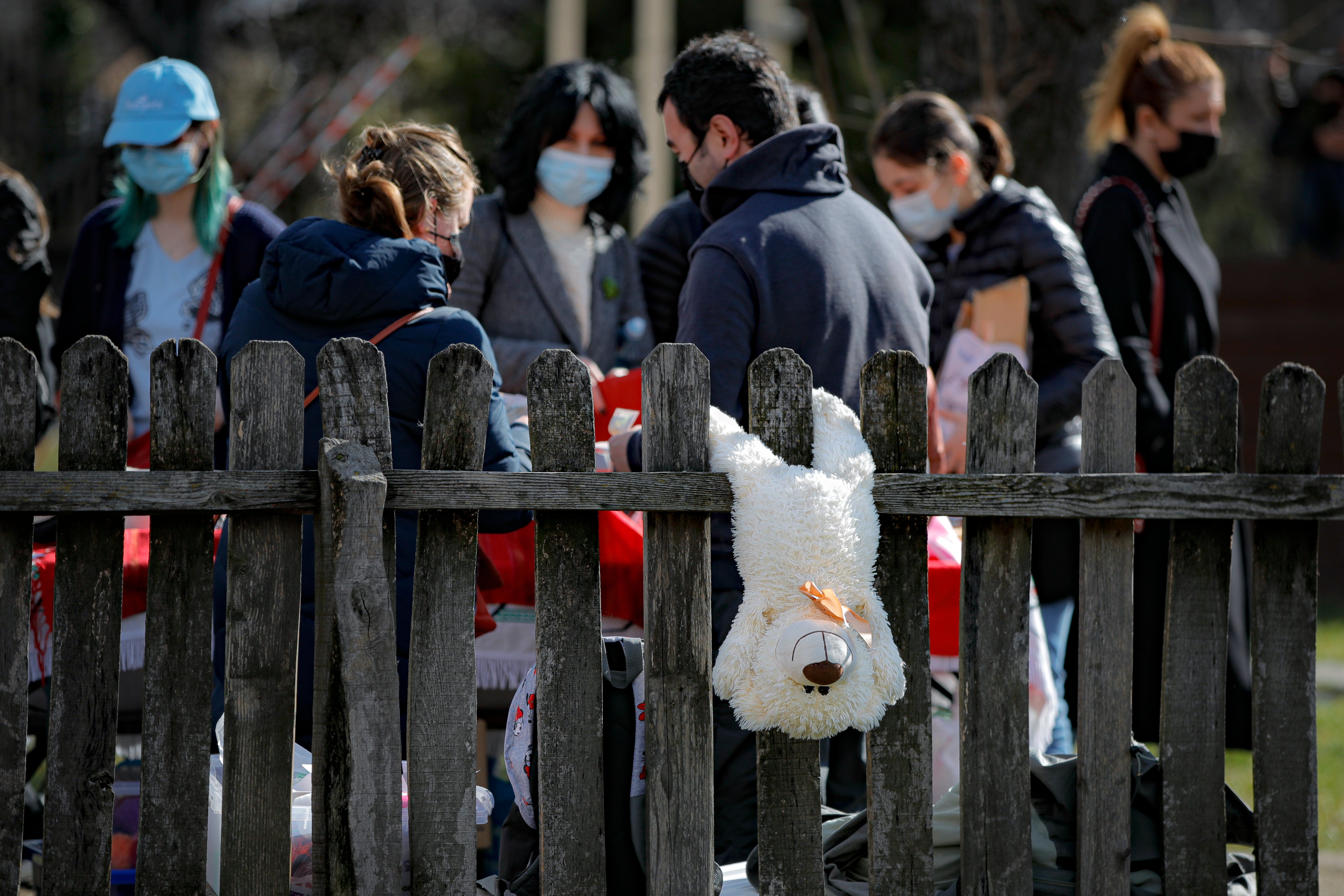 APTOPIX Virus Outbreak Romania Daily Life