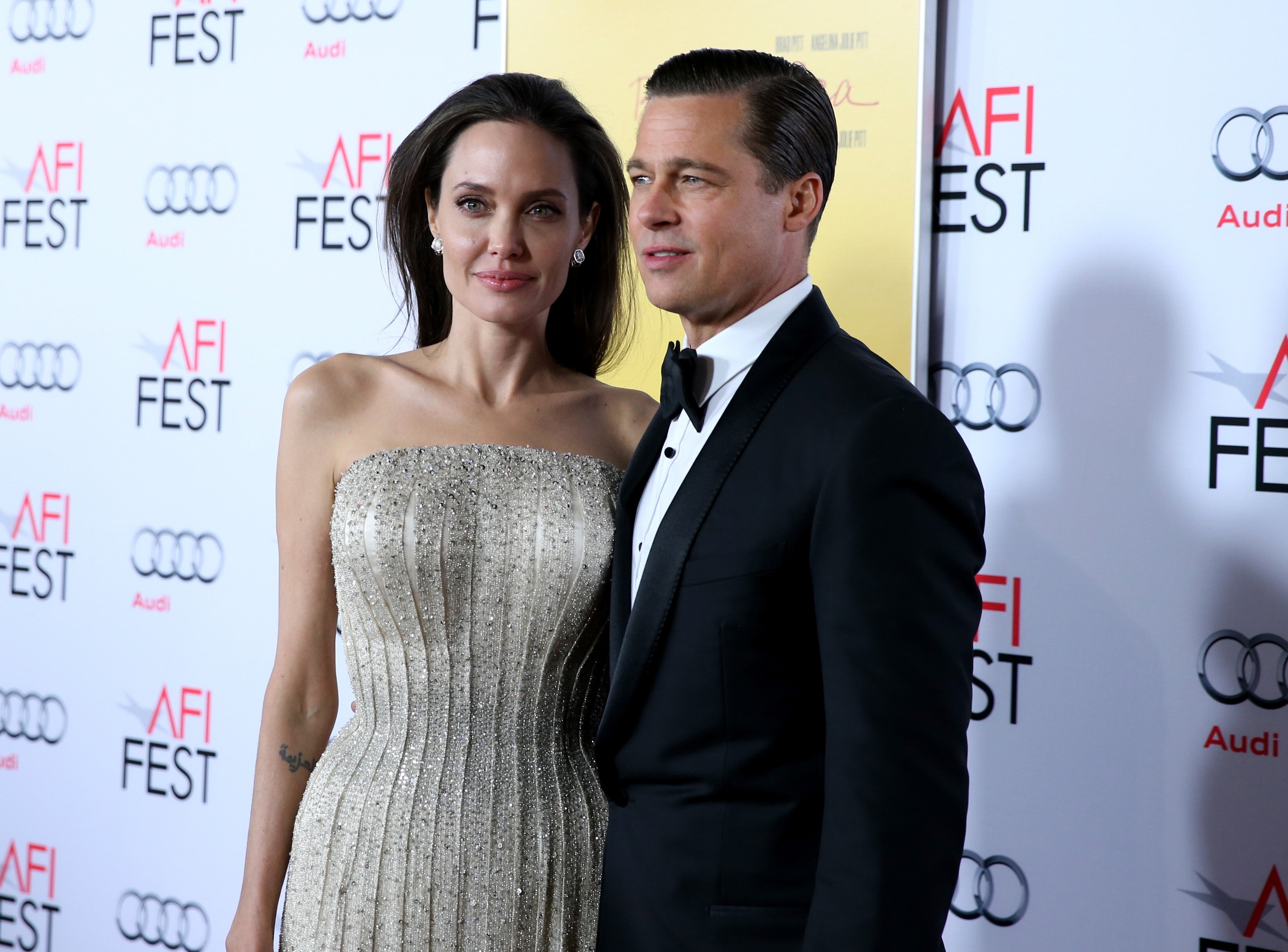 Former couple Angelina Jolie and Brad Pitt (pictured in 2015) bought the painting in 2011