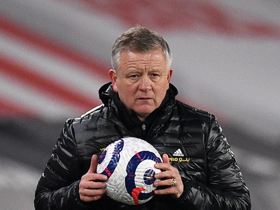 Sheffield United manager Chris Wilder