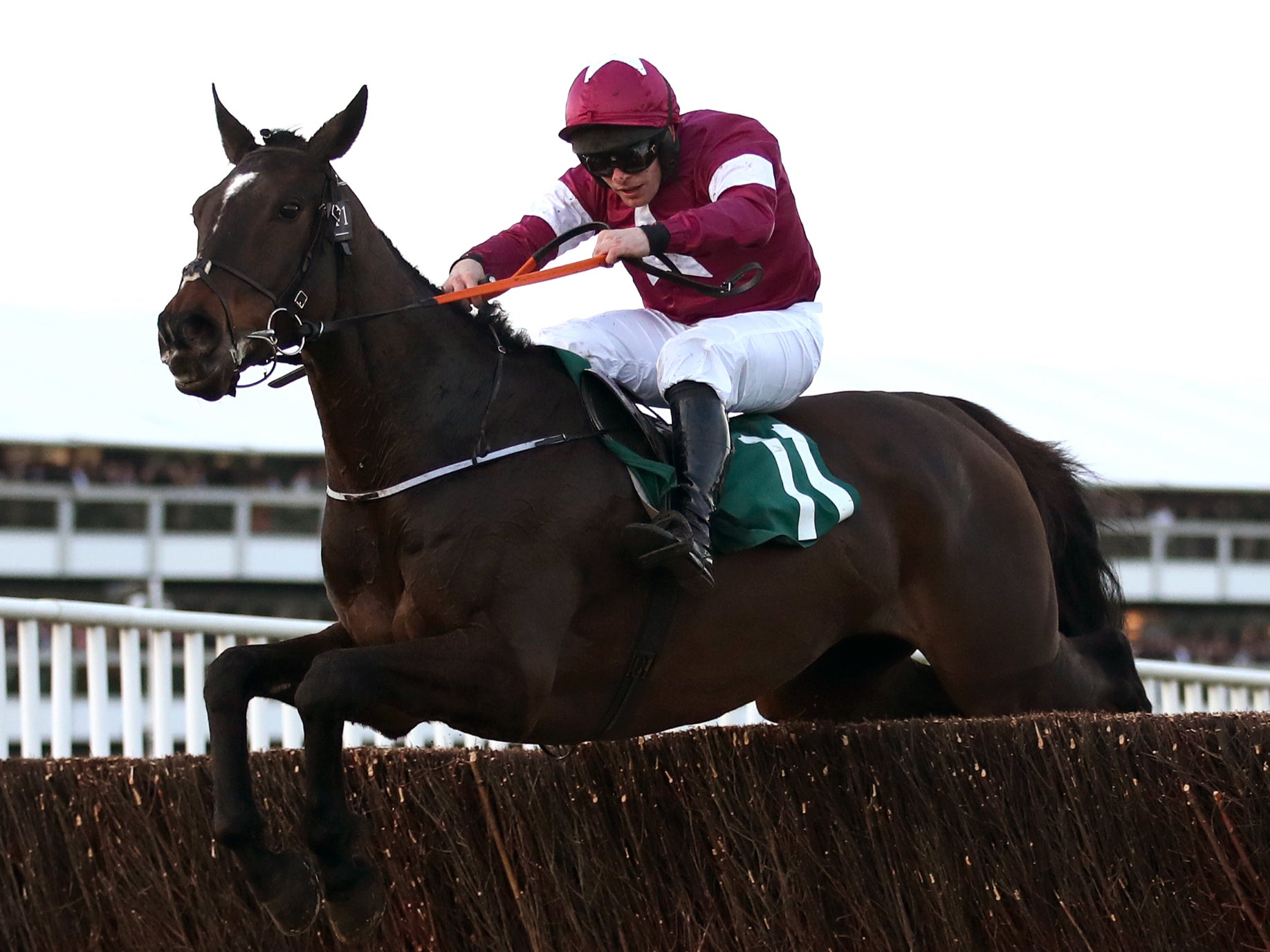 Milan Native ridden by jockey Rob James