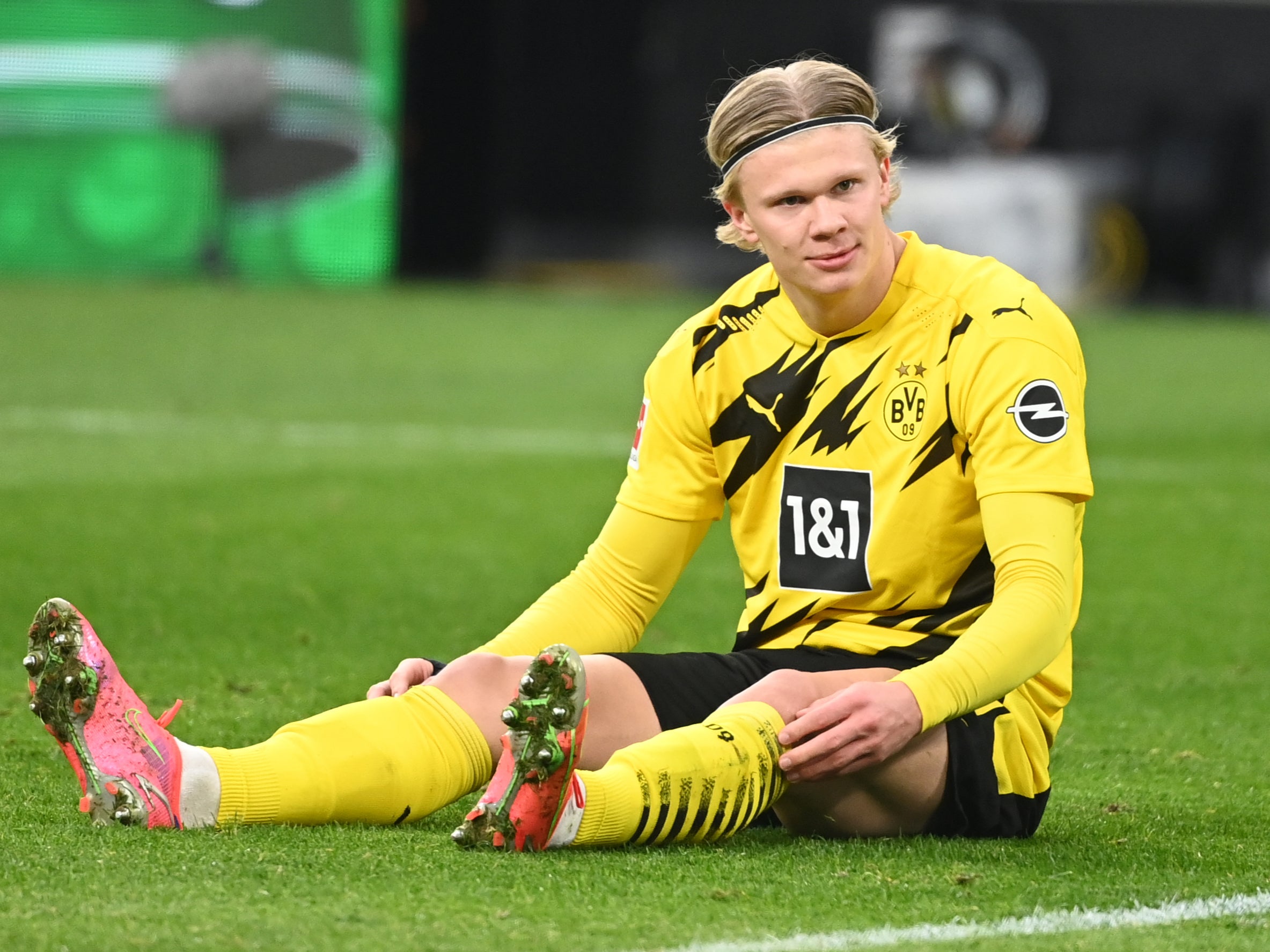 Borussia Dortmund striker Erling Haaland