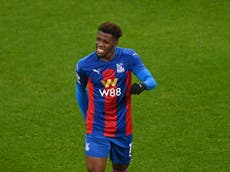 Wilfried Zaha unlikely to be fit in time for Manchester United return, says Crystal Palace boss Roy Hodgson