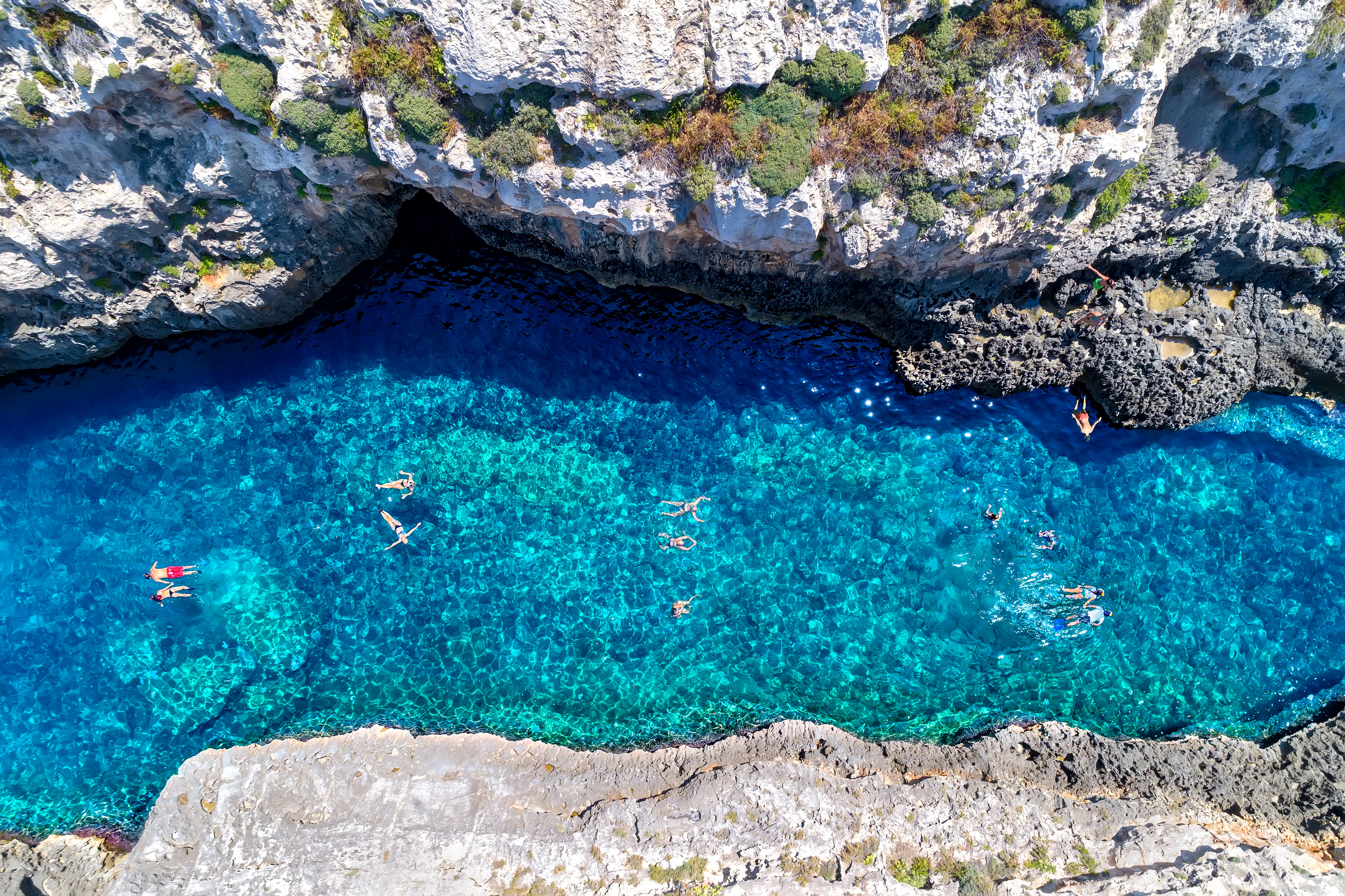 Gozo’s azure waters are perfect for swimming in