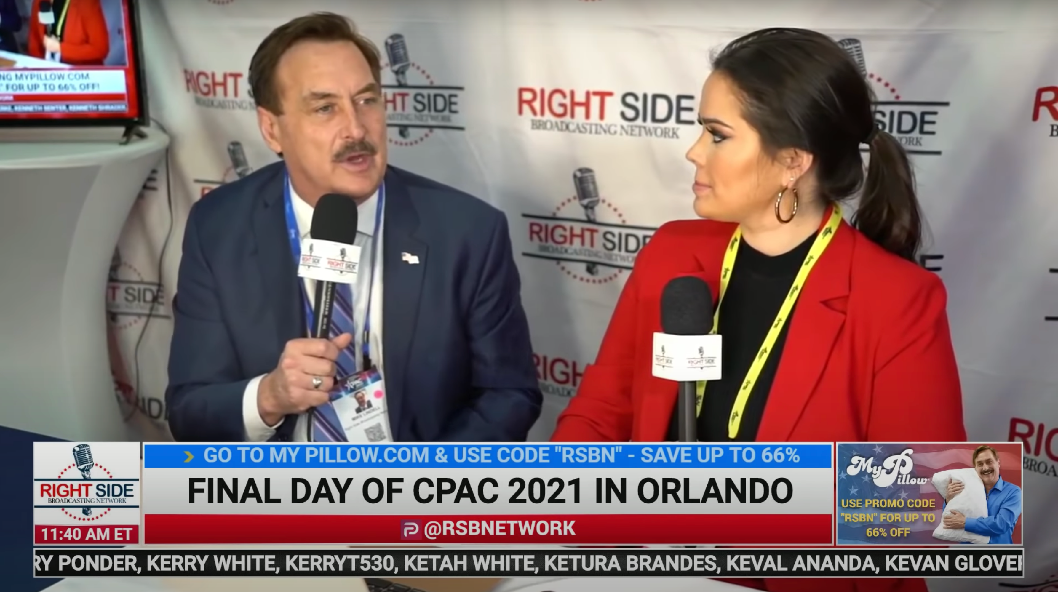 Liz Willis interviews MyPillow CEO Mike Lindell.