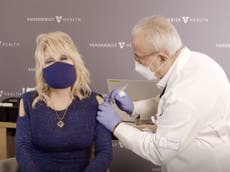 ‘A taste of her own medicine’: Dolly Parton, who helped fund Moderna vaccine, gets Covid jab