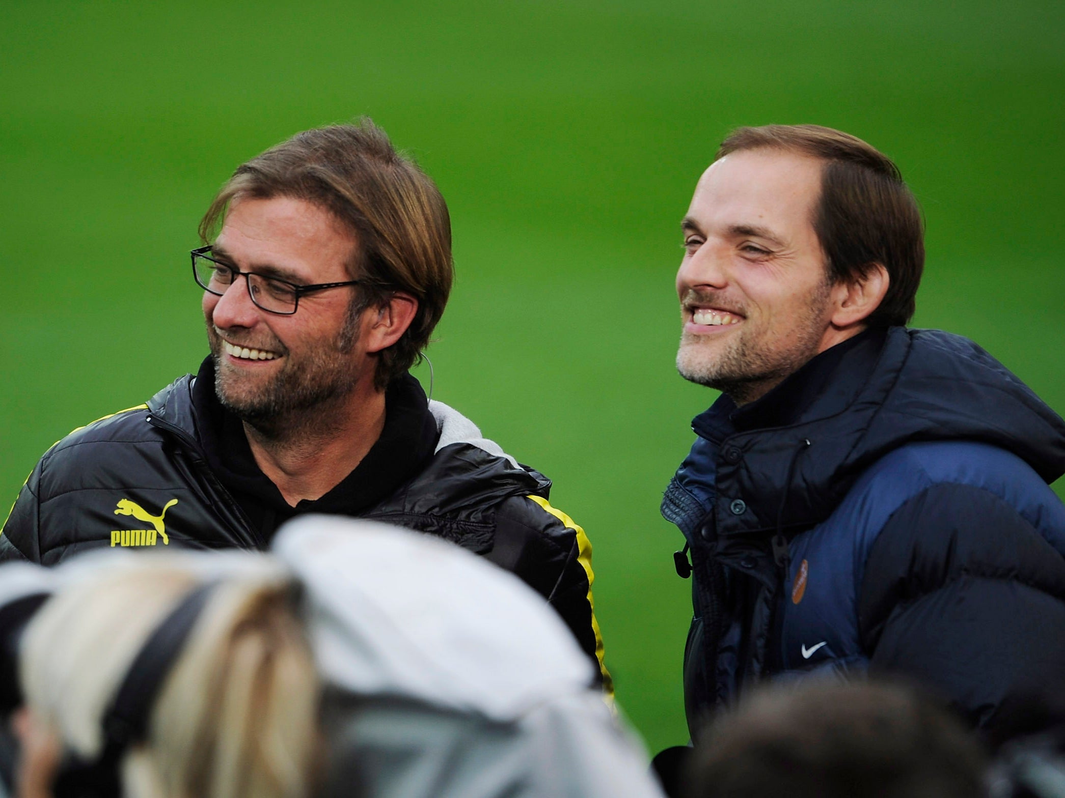 Jurgen Klopp during his time at Dortmund against Thomas Tuchel and Mainz