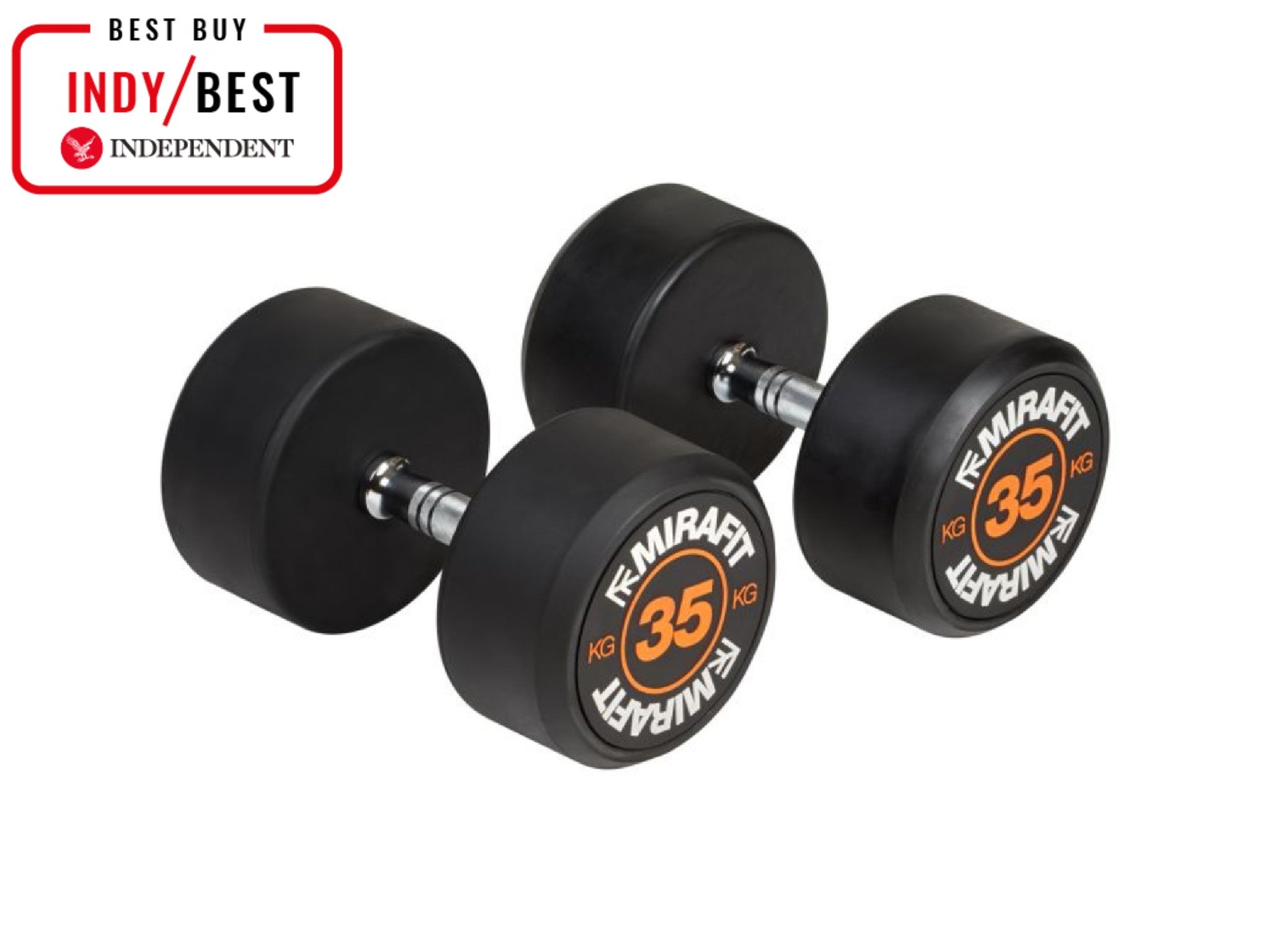 Mirafit Rubber Dumbbells