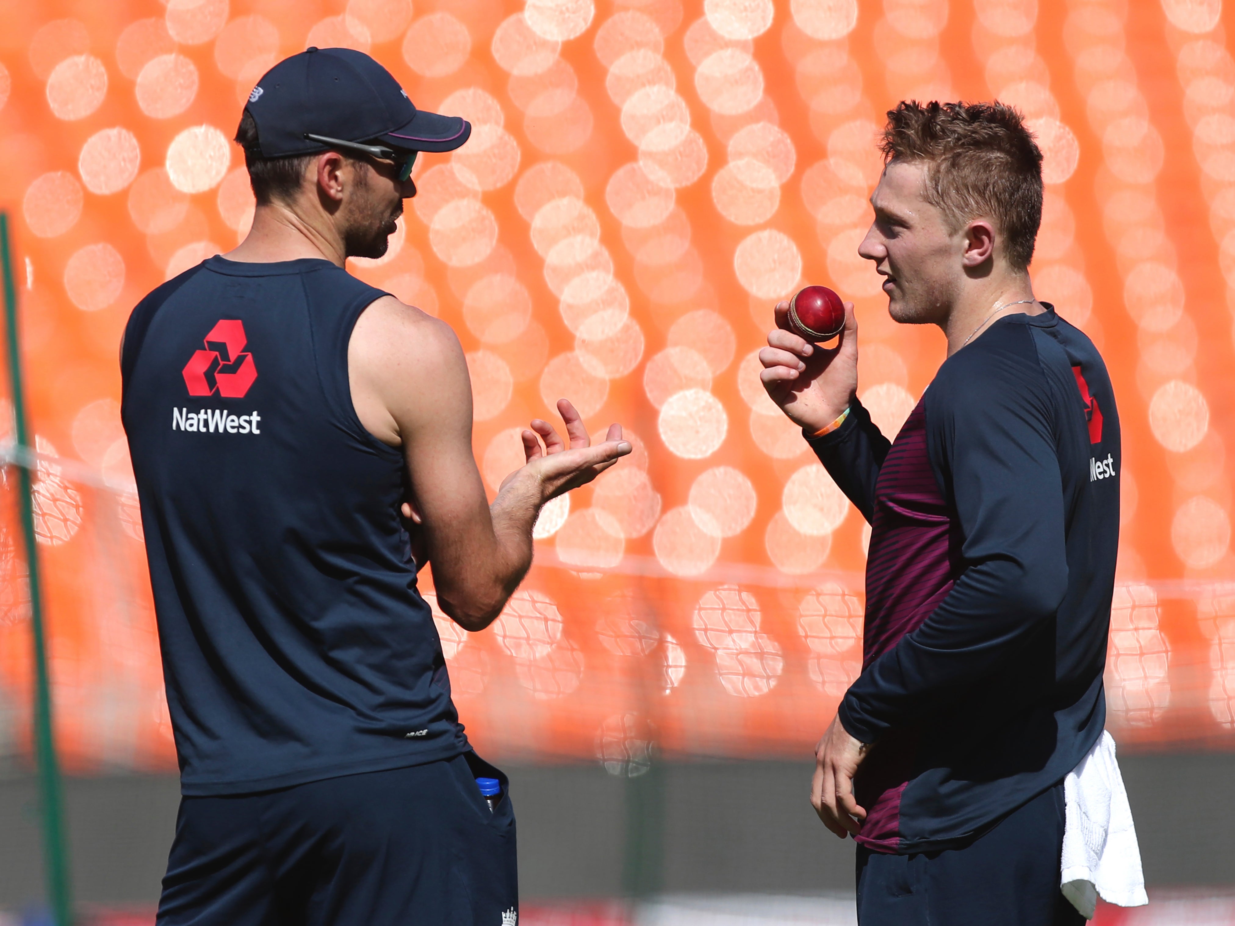 England bowlers James Anderson and Dom Bess