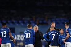 Carlo Ancelotti wants Everton players to use ‘expectation’ as ‘motivation’ in chase for Champions League