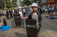 Myanmar protesters, undaunted by killings, march again