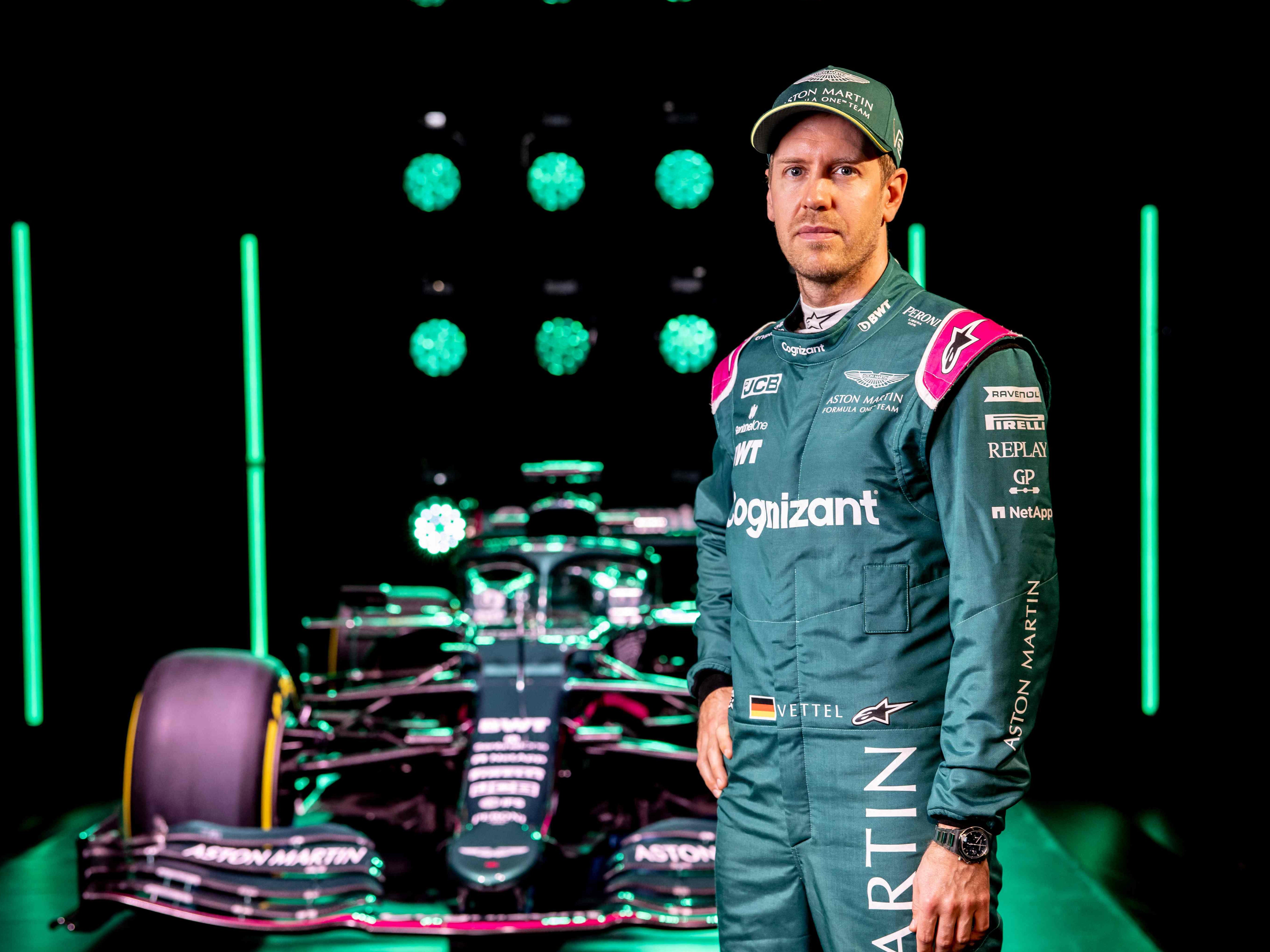 Aston Martin F1 driver Sebastian Vettel