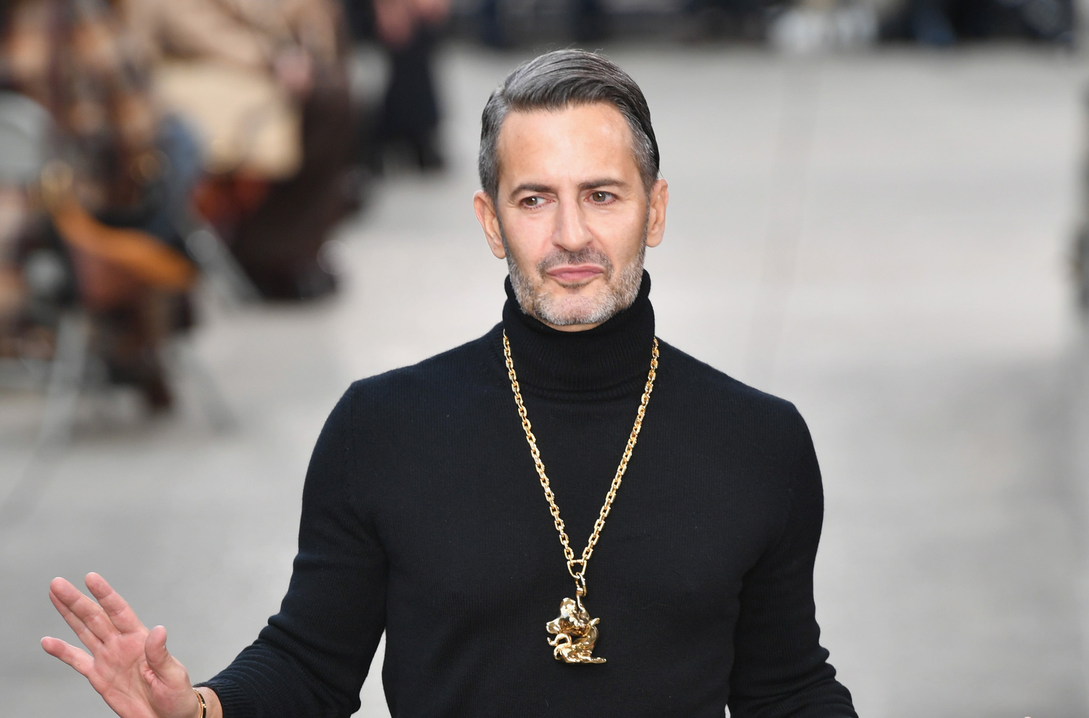 Designer Marc Jacobs has been ‘Pfizer’d’ in style.