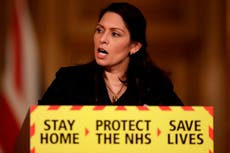 Two men admit criminal offence over racist Snapchat video targeting Priti Patel