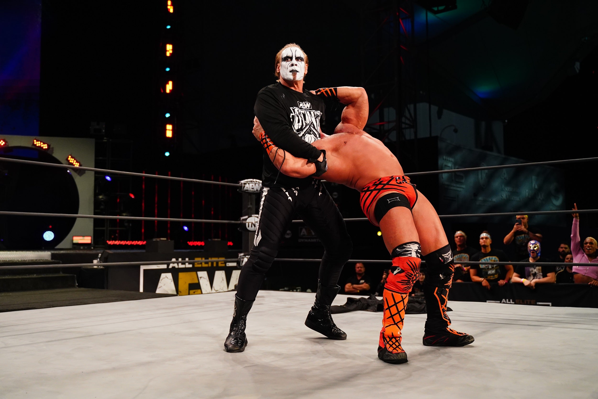 Sting has already shown he's prepared to get physical following his return.