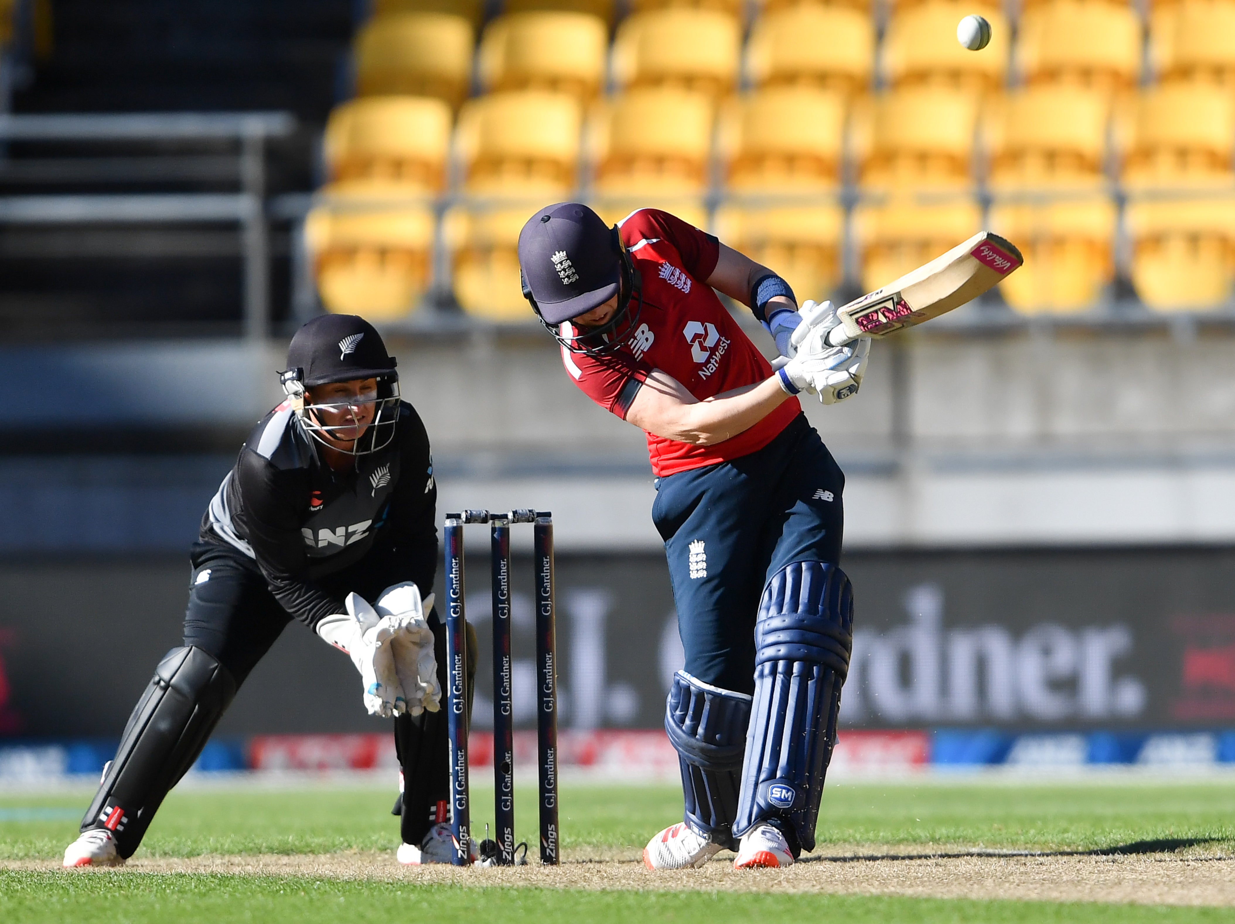 Heather Knight in action for England