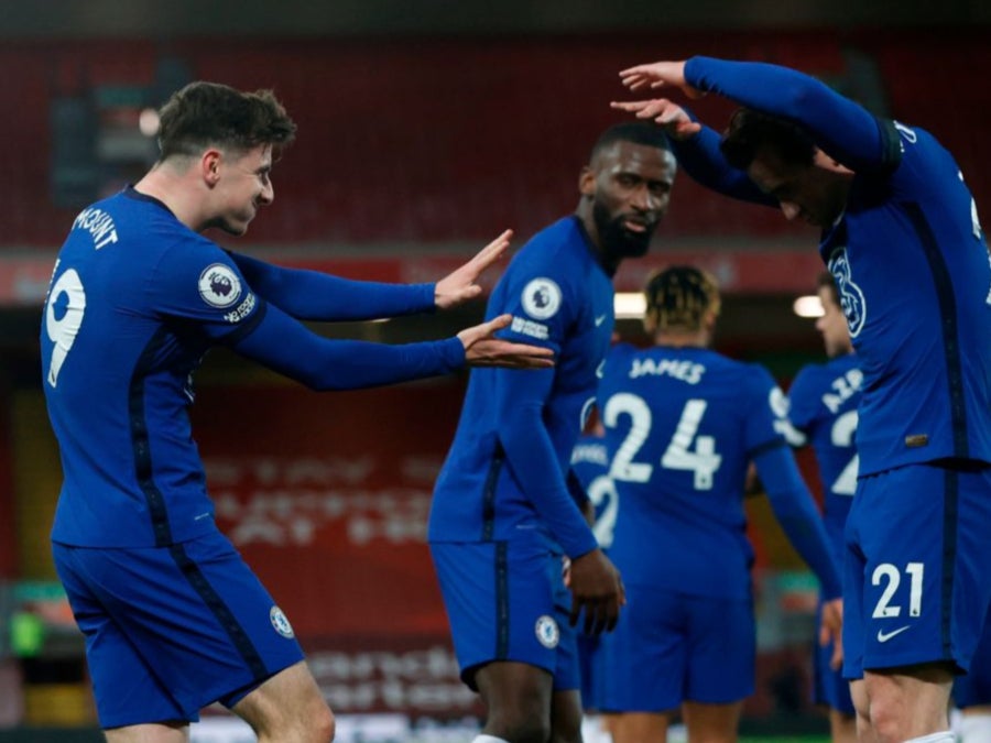 Mason Mount celebrates his goal