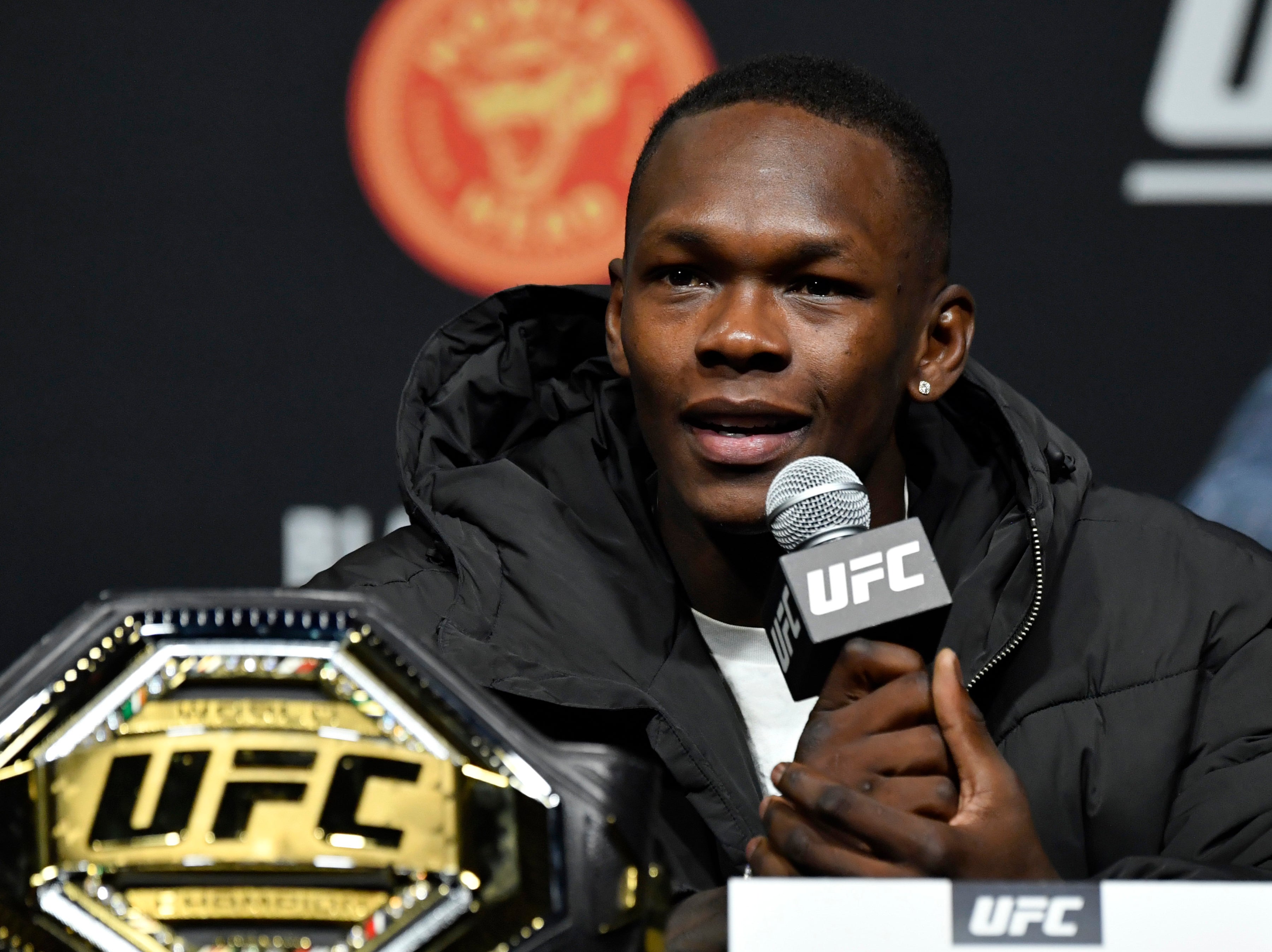 UFC middleweight champion Israel Adesanya