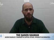 QAnon shaman ‘wounded’ over lack of Trump pardon, says he stopped rioters from ‘stealing muffins’