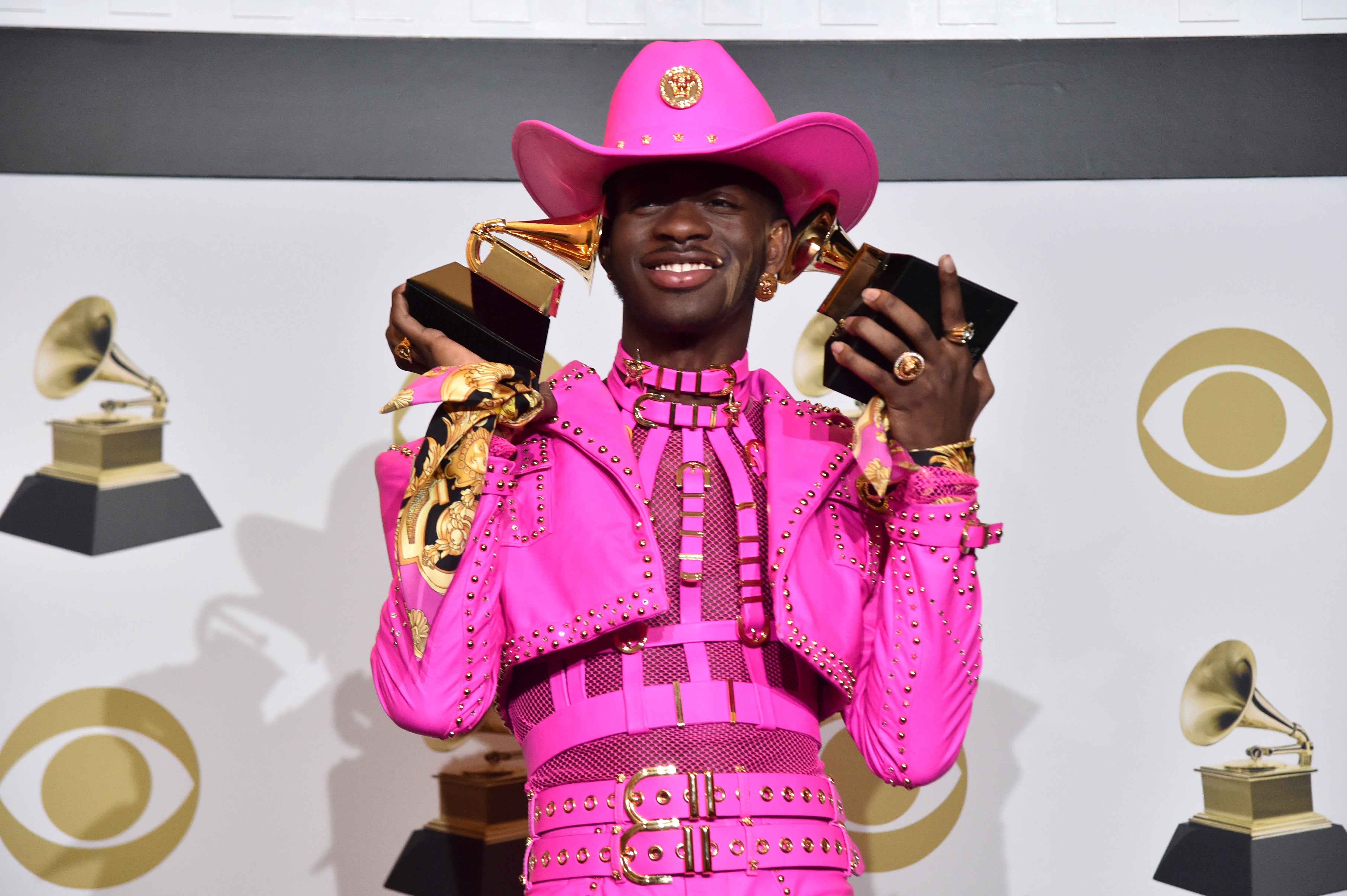 Lil Nas X at the 62nd Annual Grammy Awards in January 2020