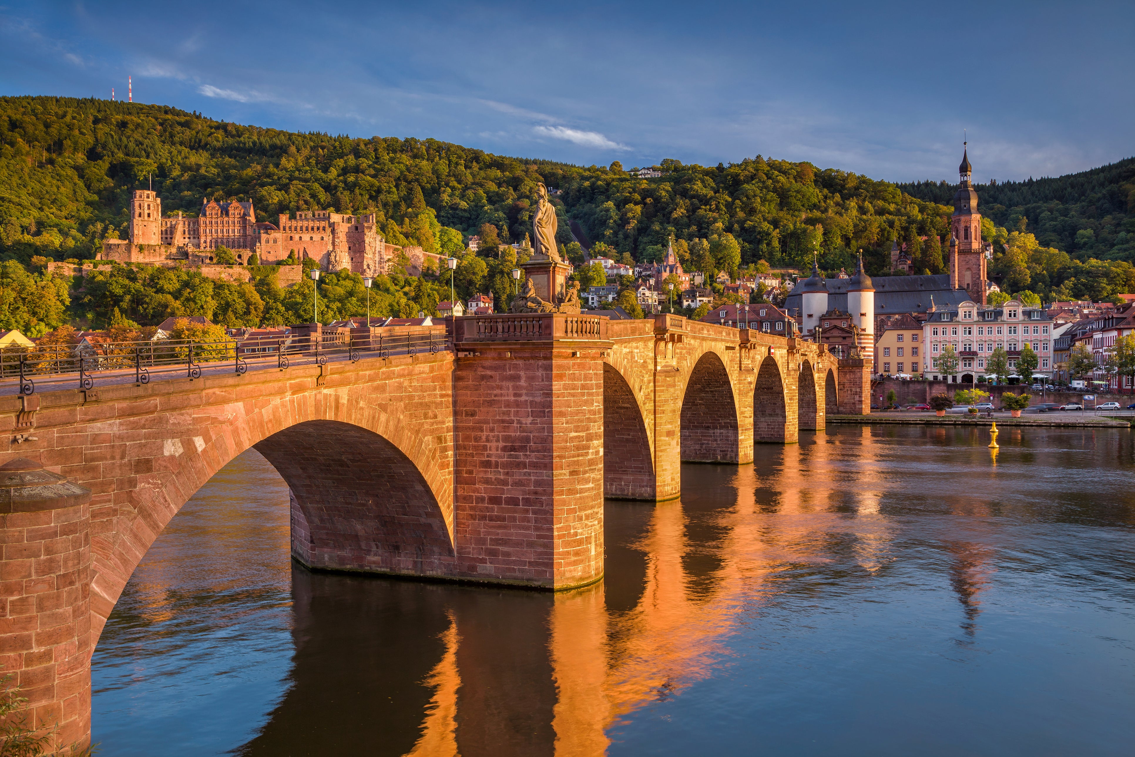 Heidelberg at sunset