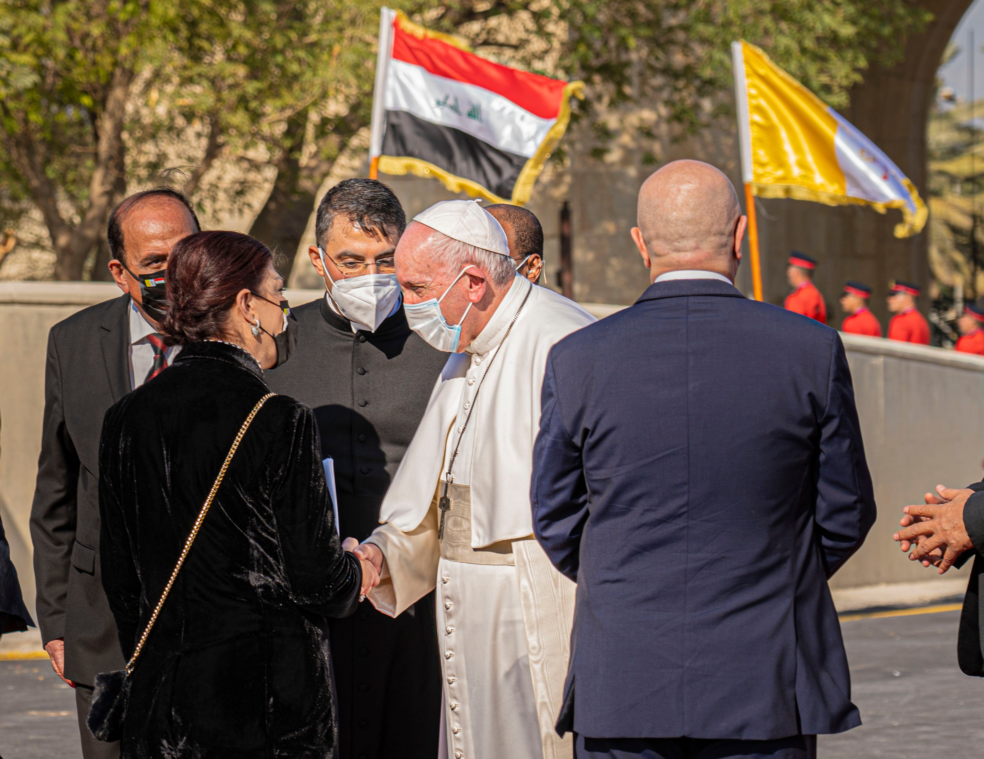 The Pope sat on a homophone in Iraq