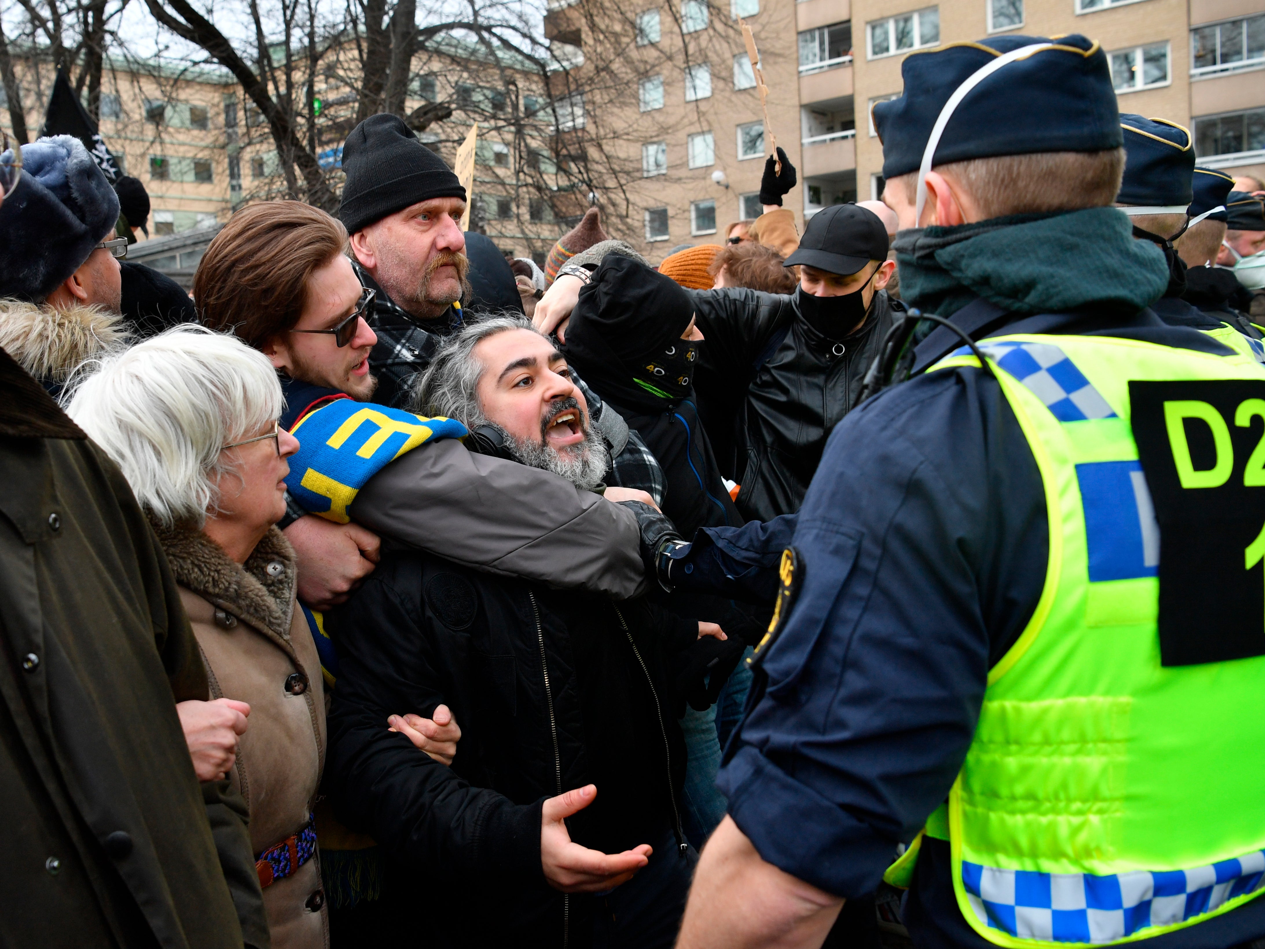 Virus Outbreak Sweden Anti-lockdown