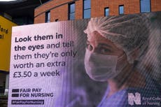 Labour demand at least a 2.1% pay rise for NHS staff