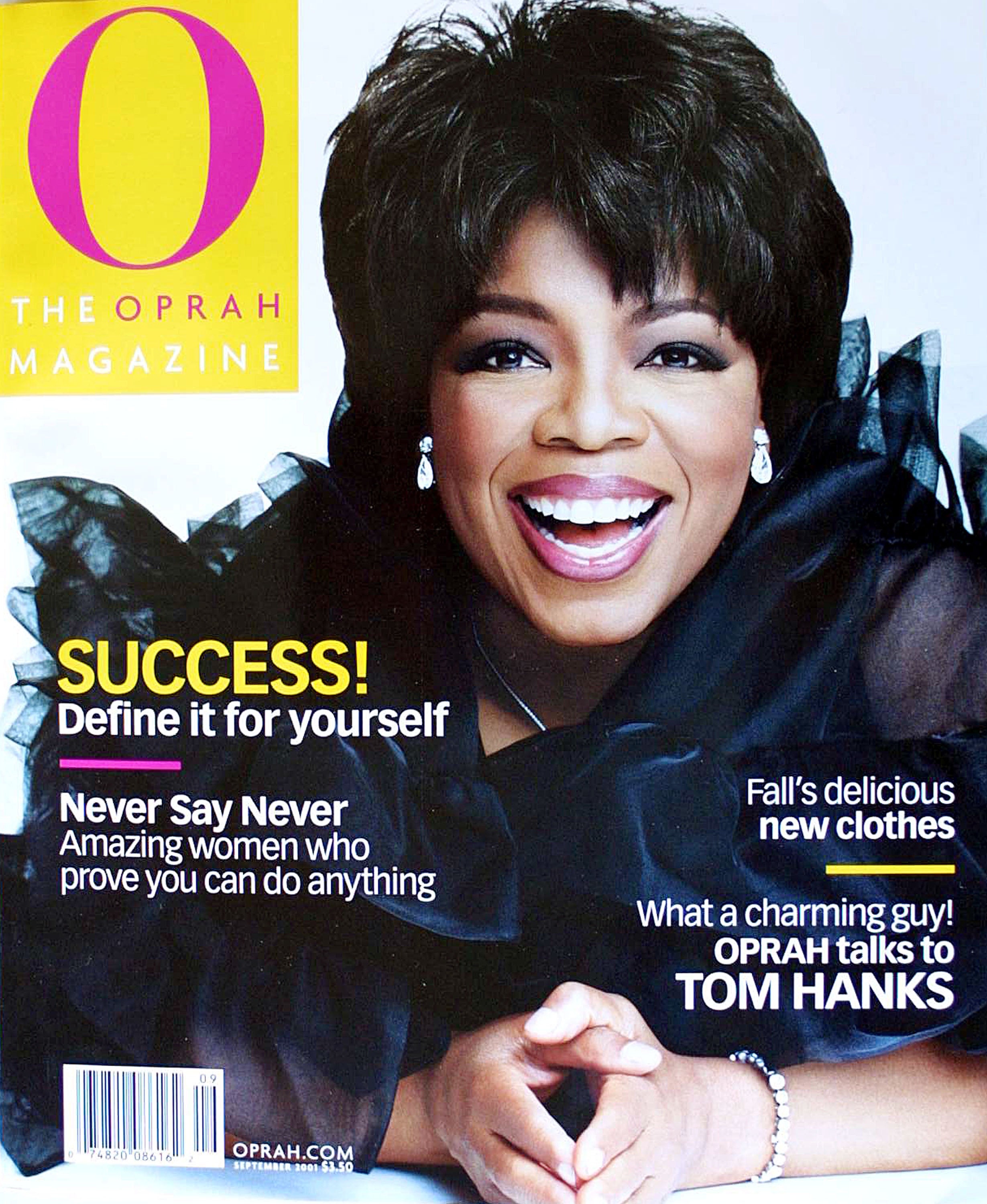 An issue of O, The Oprah Magazine from September 2001