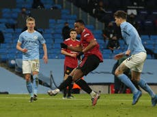 Anthony Martial ‘rediscovered himself’ in Manchester derby win, says Ole Gunnar Solskjaer