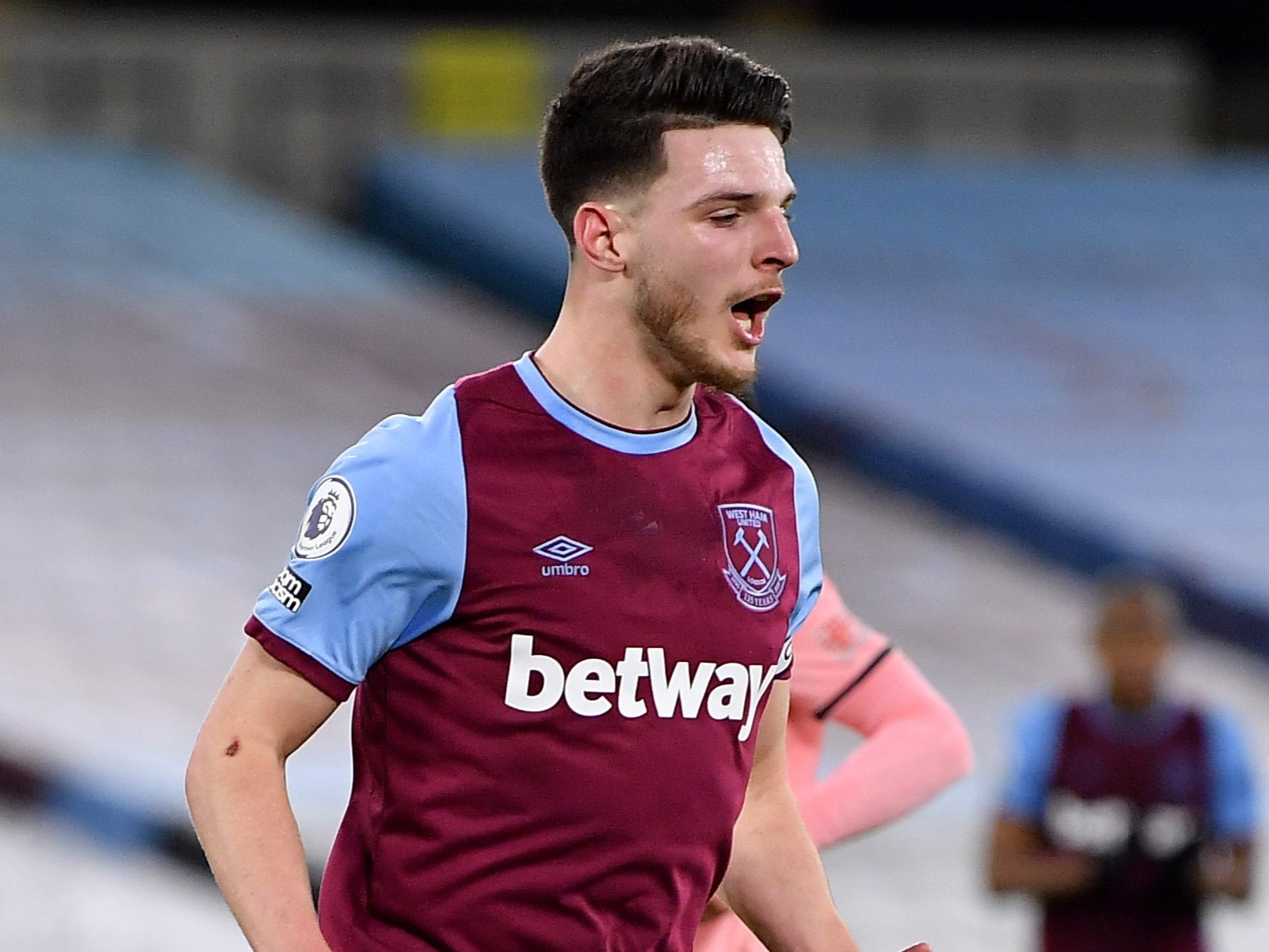 West Ham midfielder Declan Rice