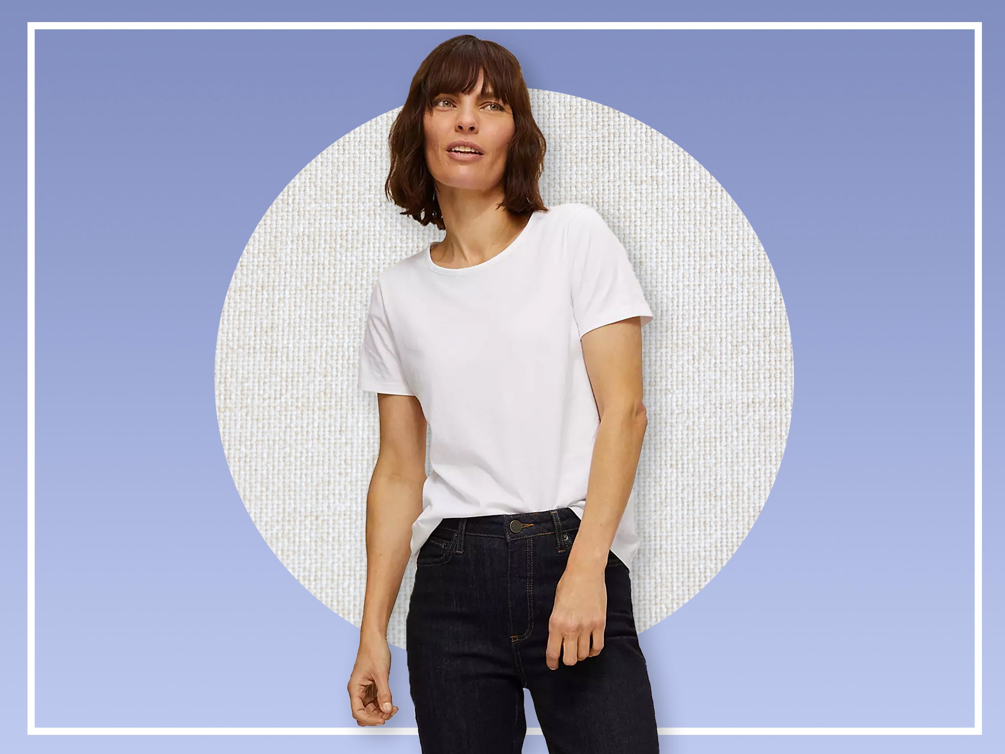 A great basic tee is the glue that holds a capsule wardrobe together